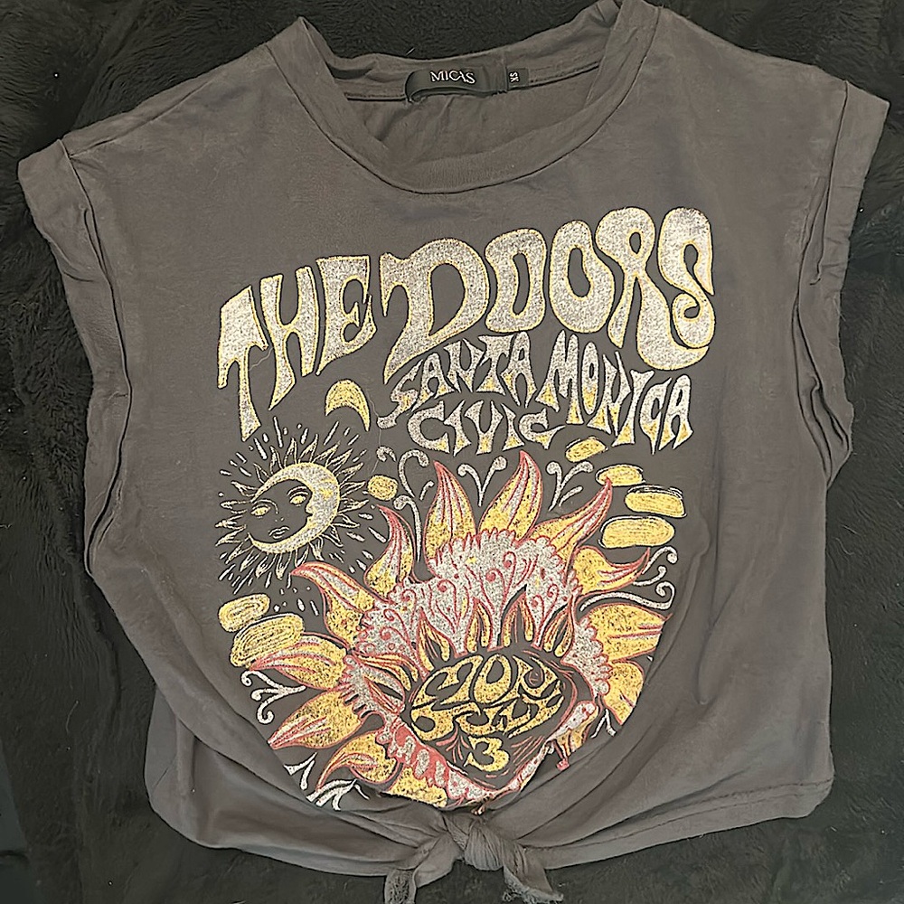 The Doors graphic crop top